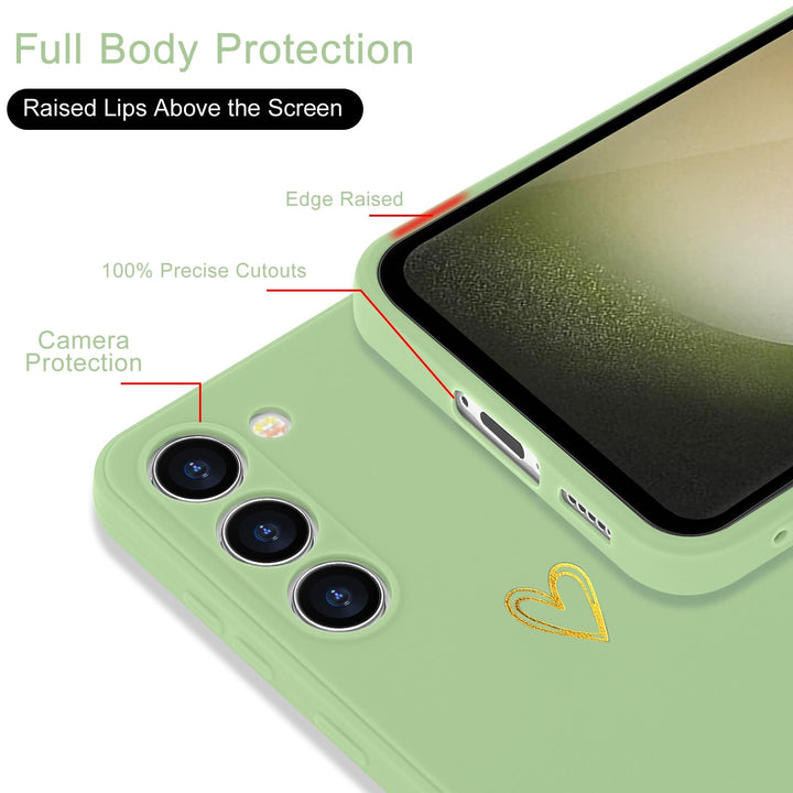 Galaxy S23 Cute Slim Shockproof Case - Blue Grey - DOKUTRONIX
