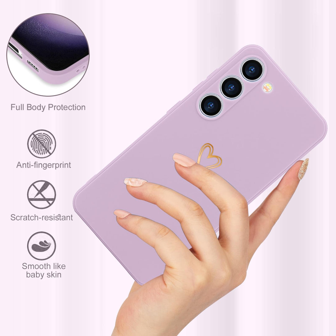 Galaxy S23 Cute Slim Shockproof Case - Blue Grey - DOKUTRONIX