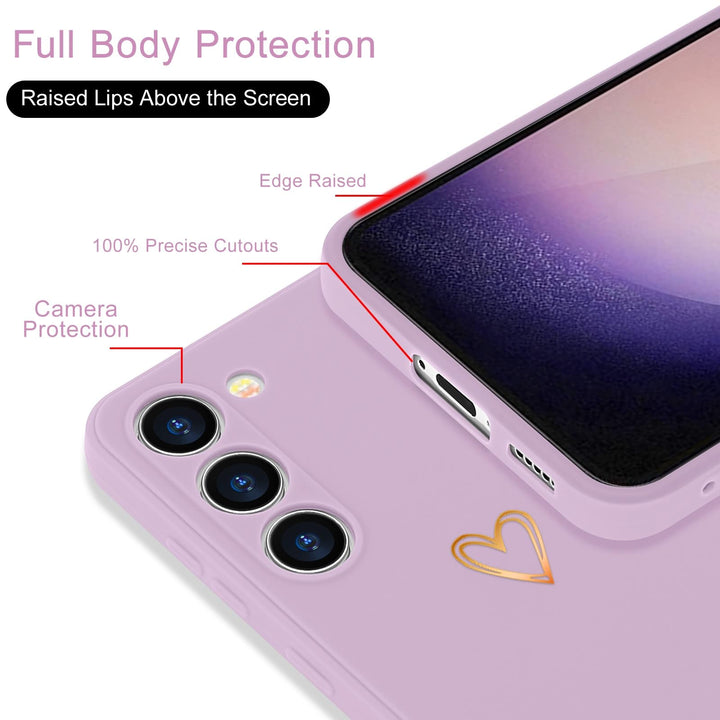 Galaxy S23 Cute Slim Shockproof Case - Blue Grey - DOKUTRONIX