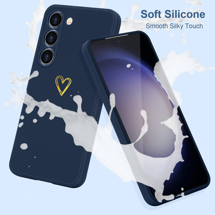 Galaxy S23 Cute Slim Shockproof Case - Blue Grey - DOKUTRONIX