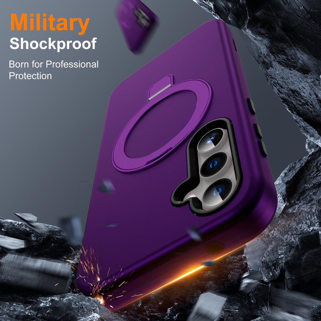 Magnetic Shield Case for Galaxy S23 - Red - DOKUTRONIX