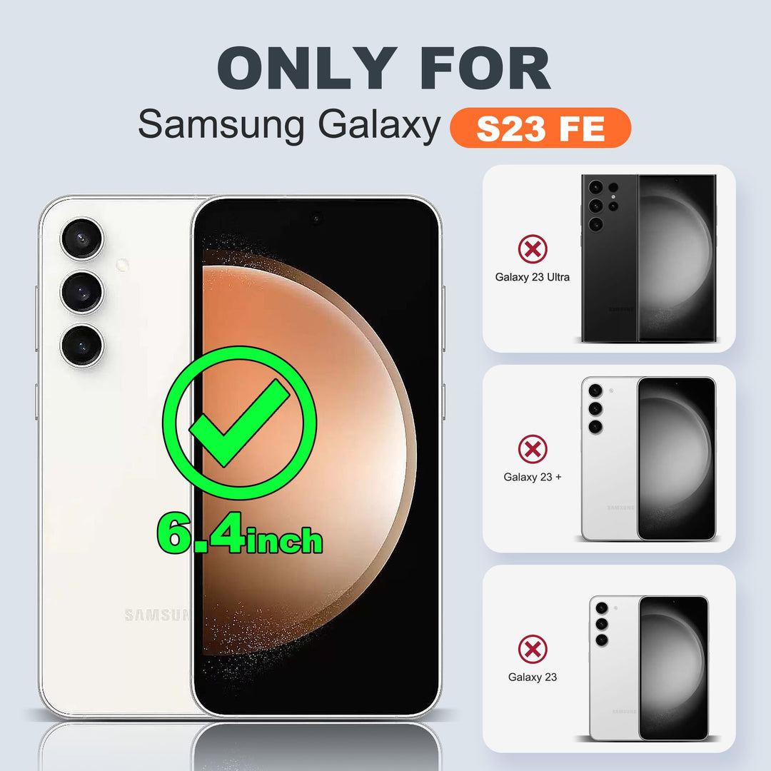 Magnetic Shield Case for Galaxy S23 - Red - DOKUTRONIX