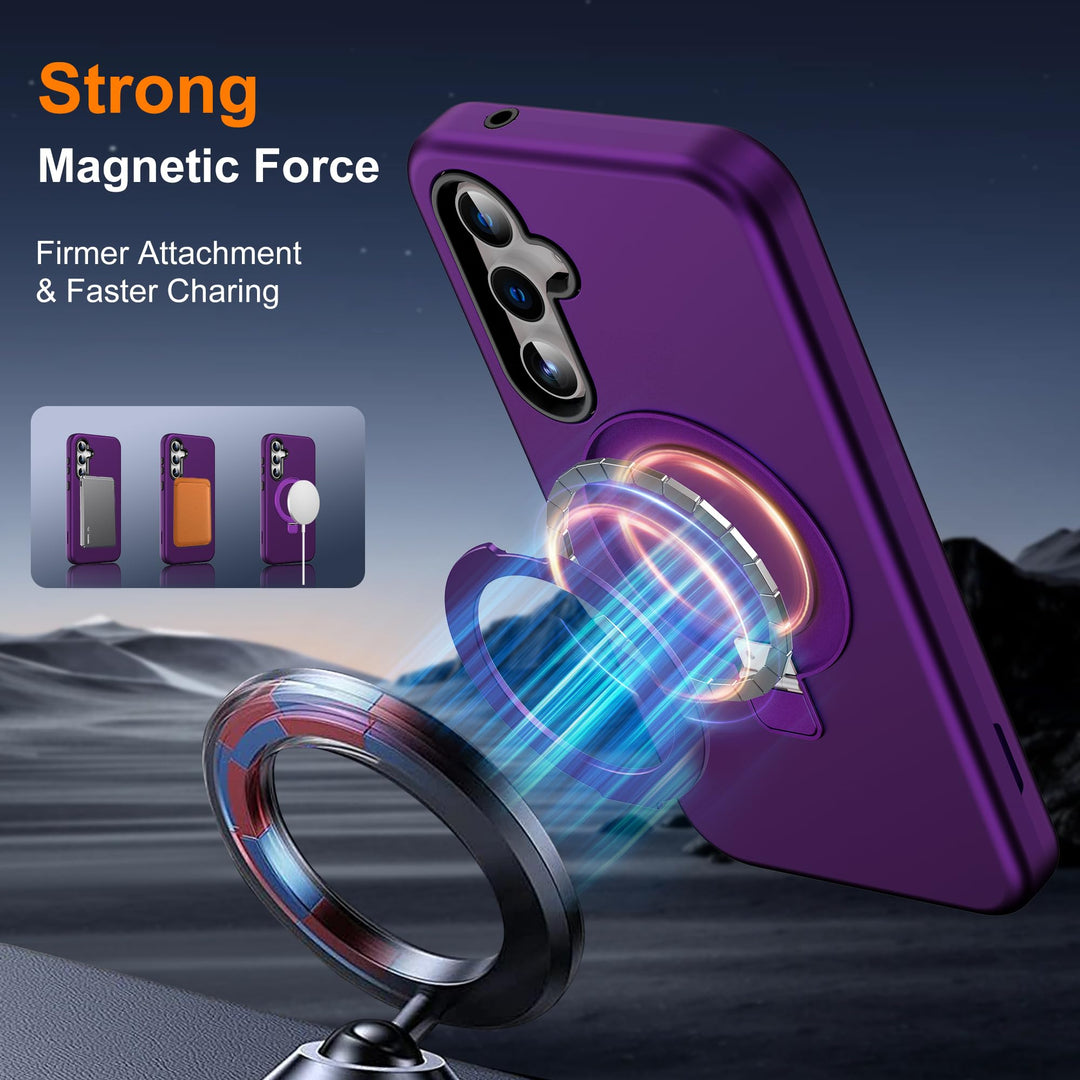 Magnetic Shield Case for Galaxy S23 - Red - DOKUTRONIX