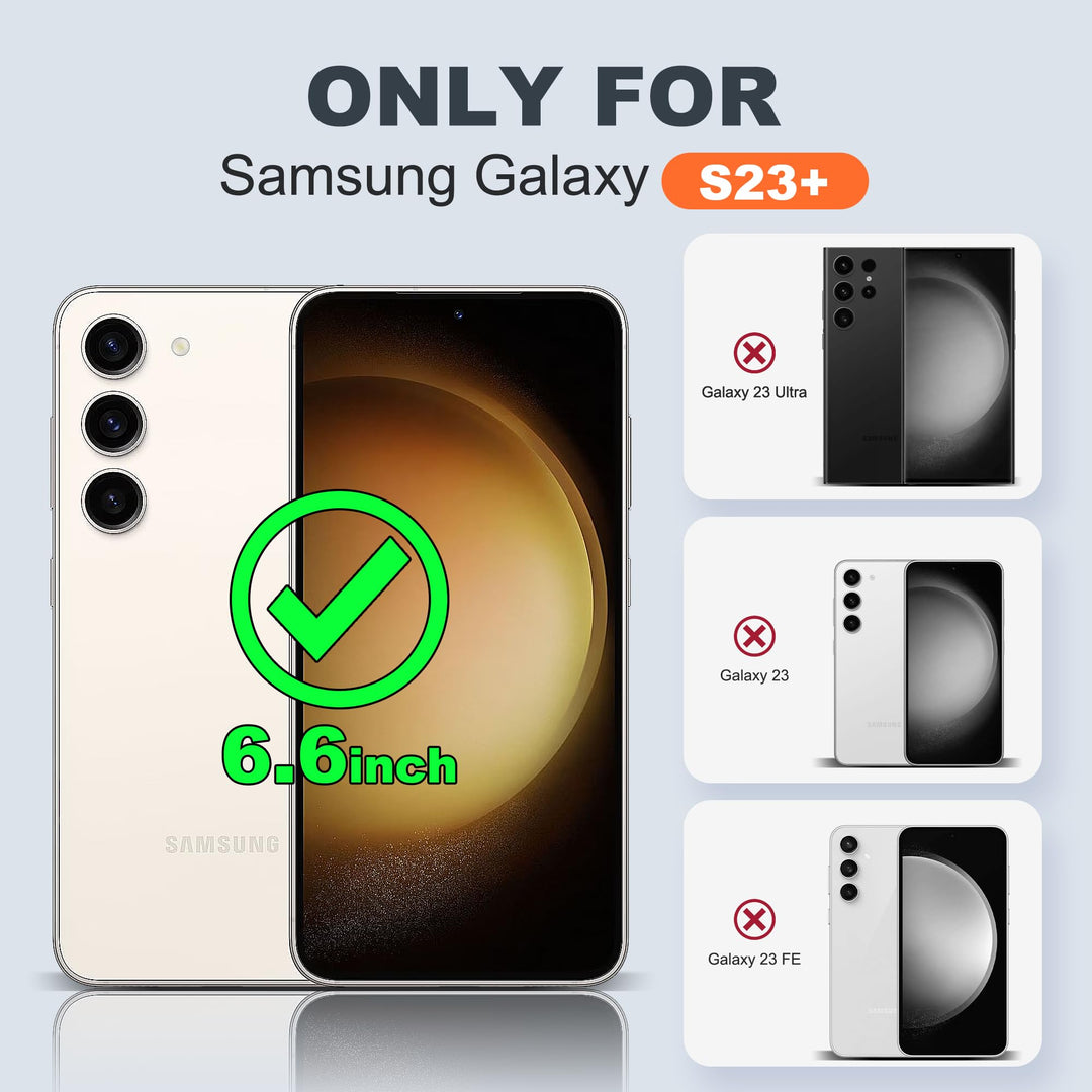 Magnetic Shield Case for Galaxy S23 - Red - DOKUTRONIX