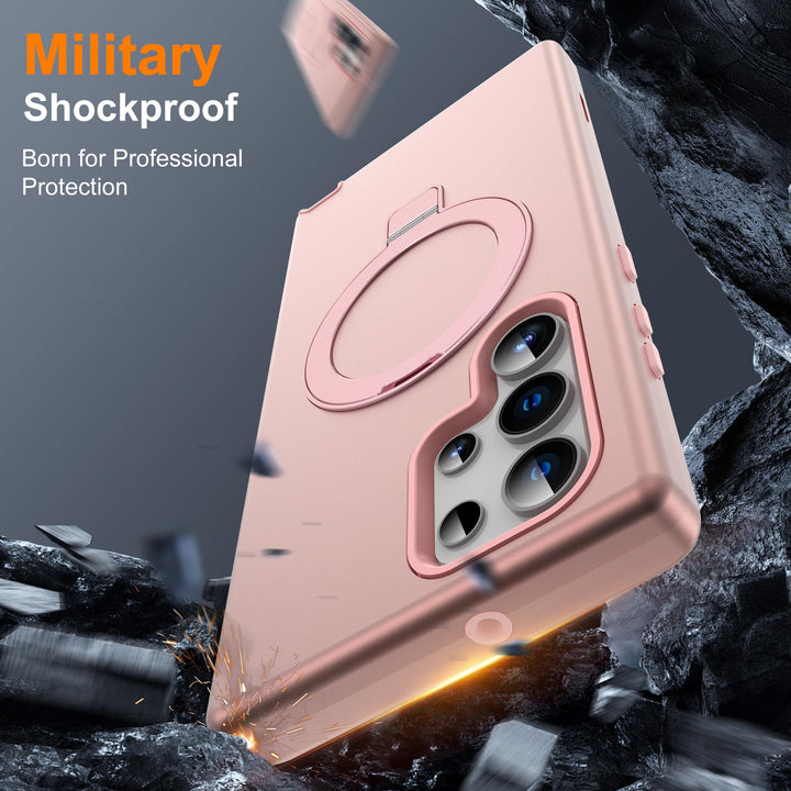 Magnetic Shield Case for Galaxy S23 - Red - DOKUTRONIX