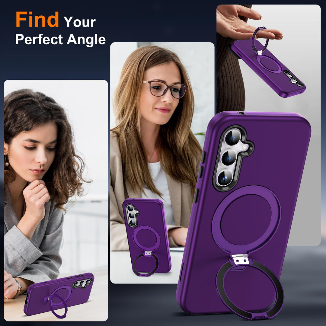 Magnetic Shield Case for Galaxy S23 - Red - DOKUTRONIX