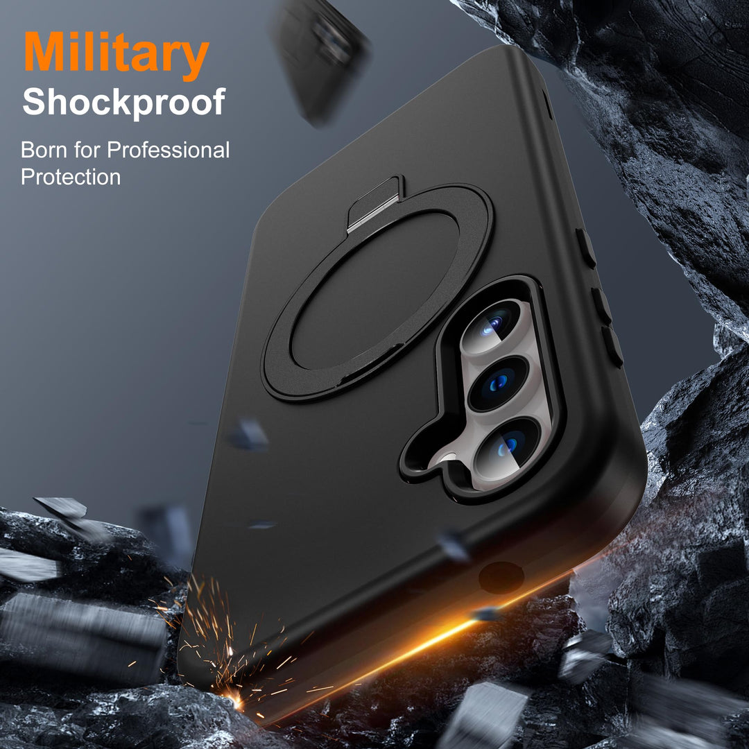 Magnetic Shield Case for Galaxy S23 - Red - DOKUTRONIX