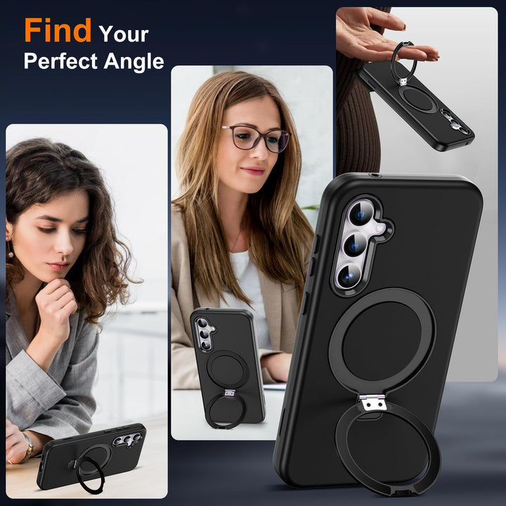 Magnetic Shield Case for Galaxy S23 - Red - DOKUTRONIX