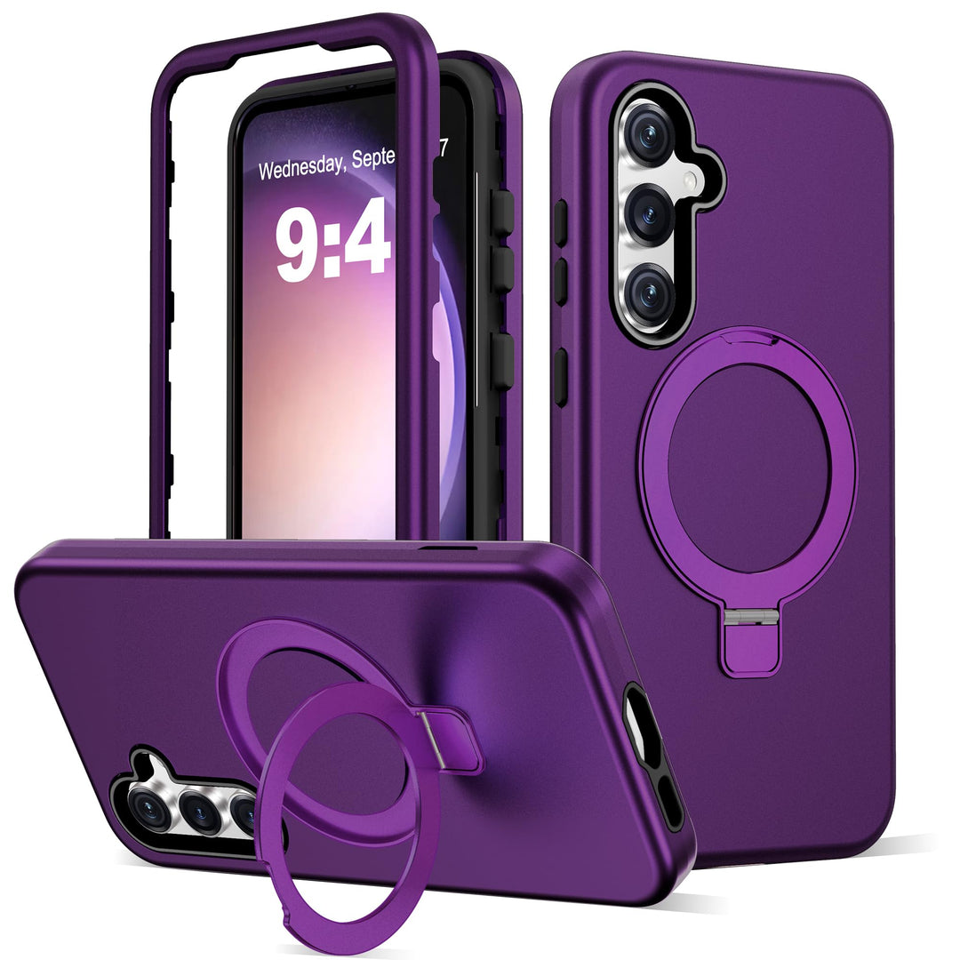 Magnetic Shield Case for Galaxy S23 - Red - DOKUTRONIX