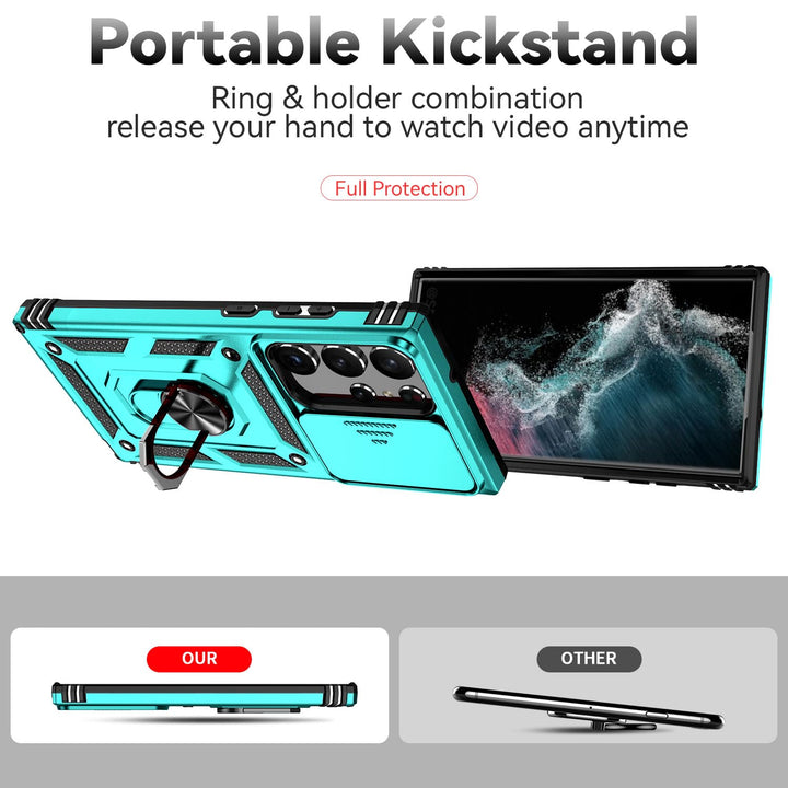 MintGuard Ultra Case: Slide & Kickstand for S23 - DOKUTRONIX