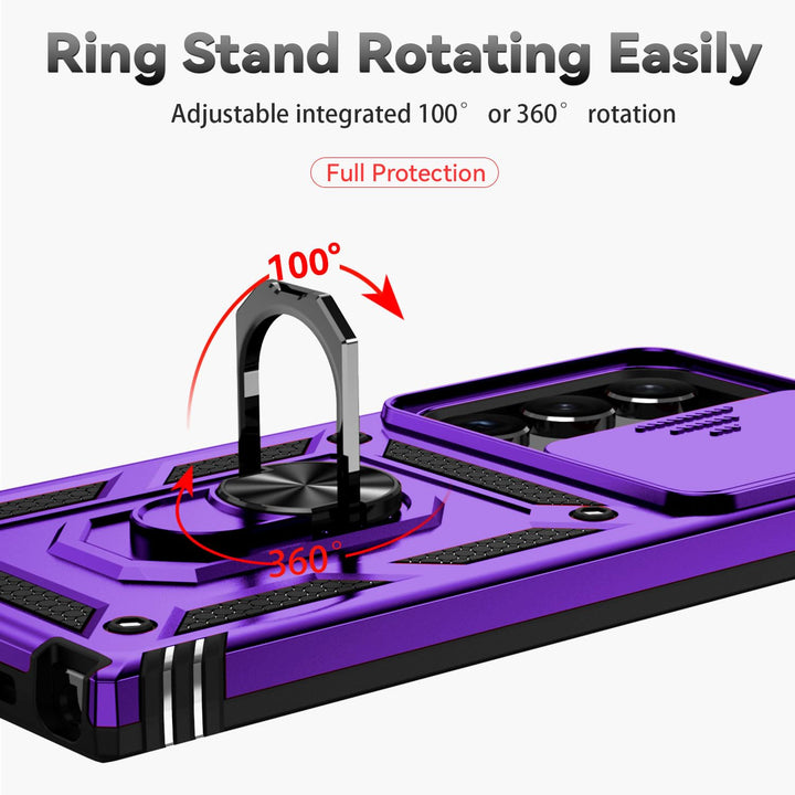 UltraGuard Slide Case for Galaxy S23 - Purple - DOKUTRONIX