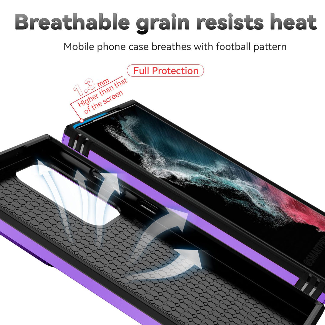 UltraGuard Slide Case for Galaxy S23 - Purple - DOKUTRONIX