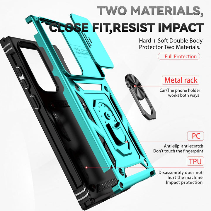 MintGuard Ultra Case: Slide & Kickstand for S23 - DOKUTRONIX