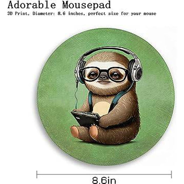 Slothly Spherical Mouse Pad: Fun & Green Design! - DOKUTRONIX