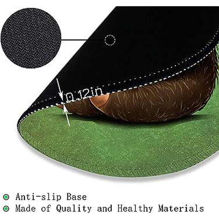 Slothly Spherical Mouse Pad: Fun & Green Design! - DOKUTRONIX