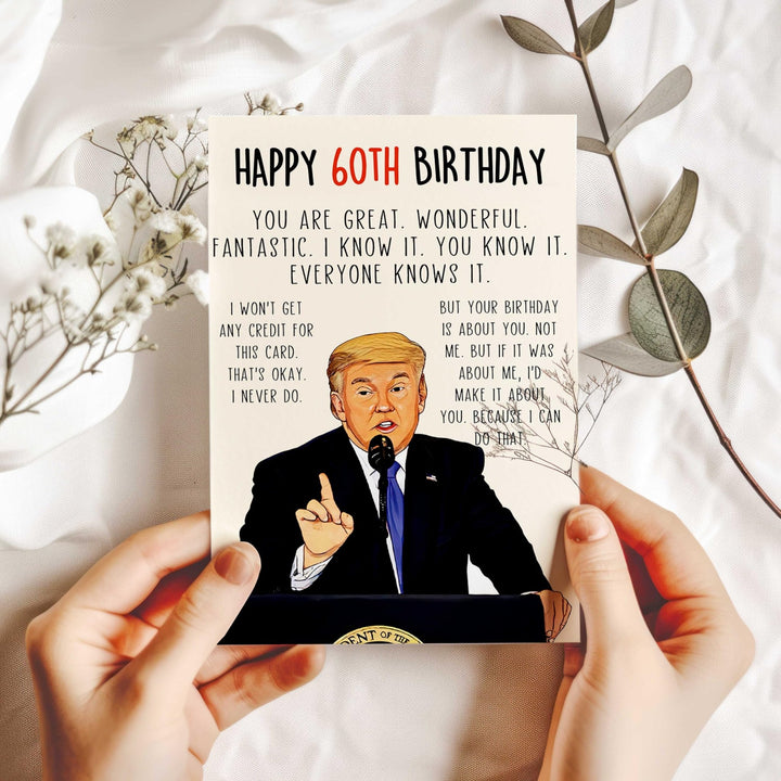 Trump-tastic Bday Laughs Card - DOKUTRONIX