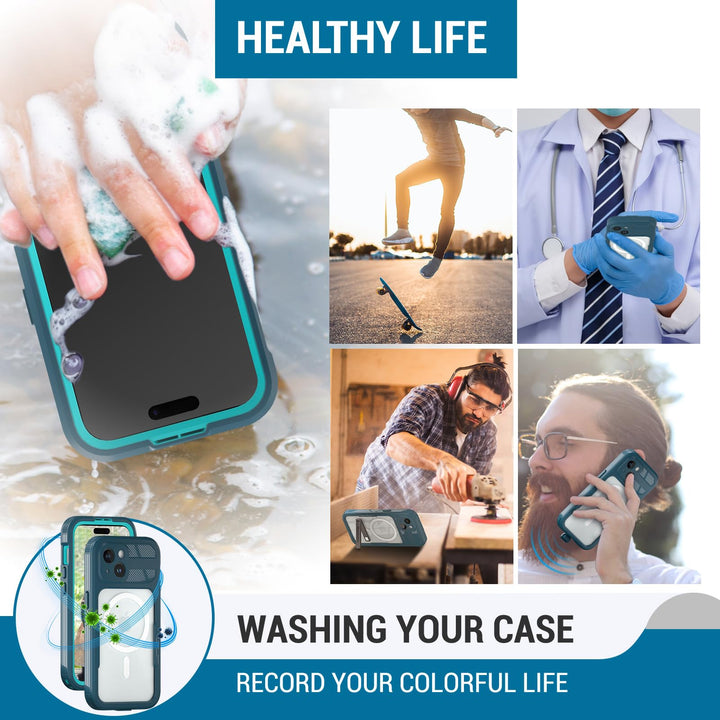 Waterproof FXXXLTF iPhone 15+ Case - DOKUTRONIX