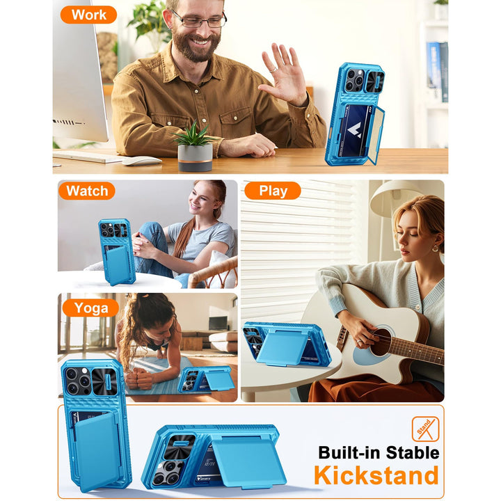 Galaxy Z Fold 6 RFID Wallet Case with Card Slots & Magnetic Closure - DOKUTRONIX