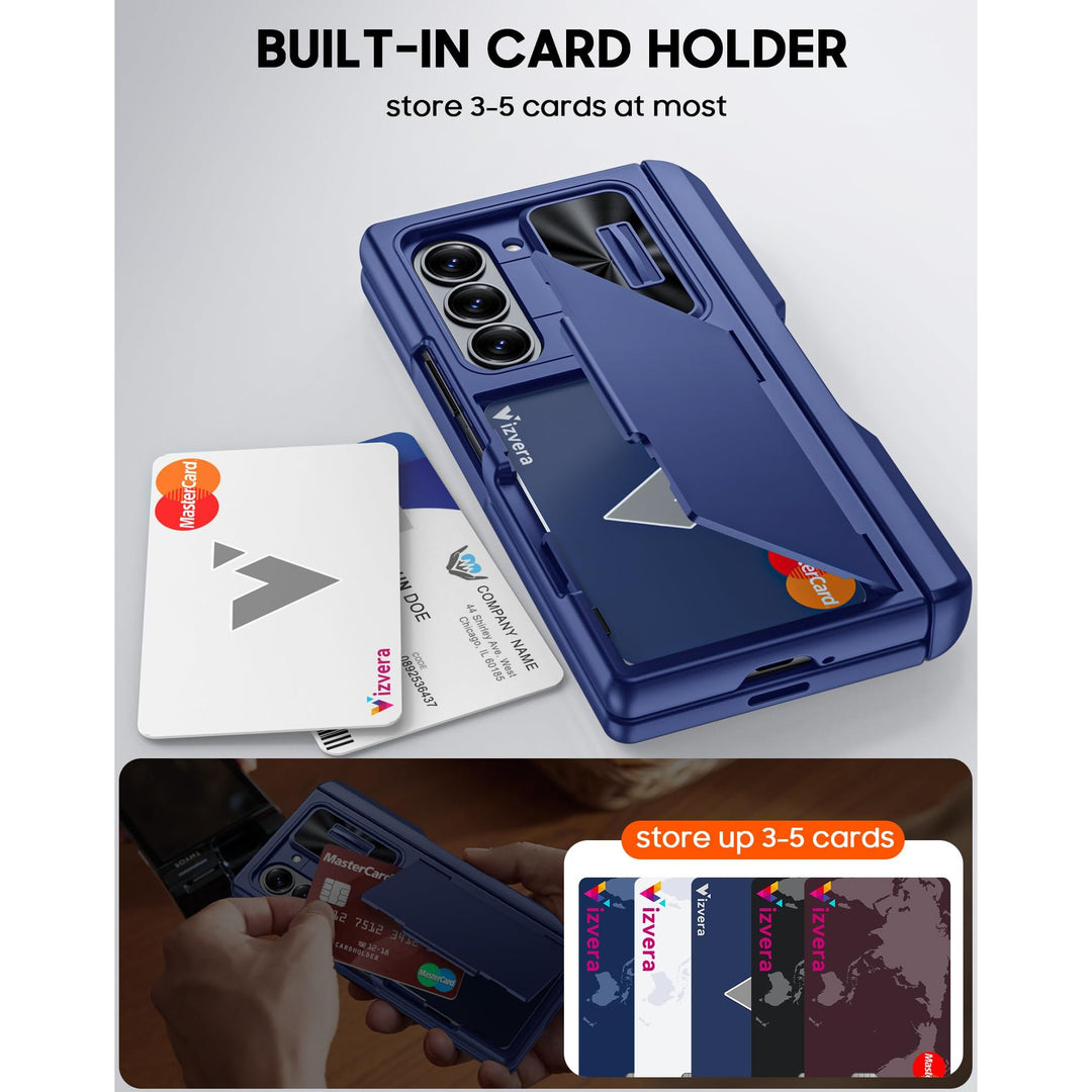 Galaxy Z Fold 6 RFID Wallet Case with Card Slots & Magnetic Closure - DOKUTRONIX