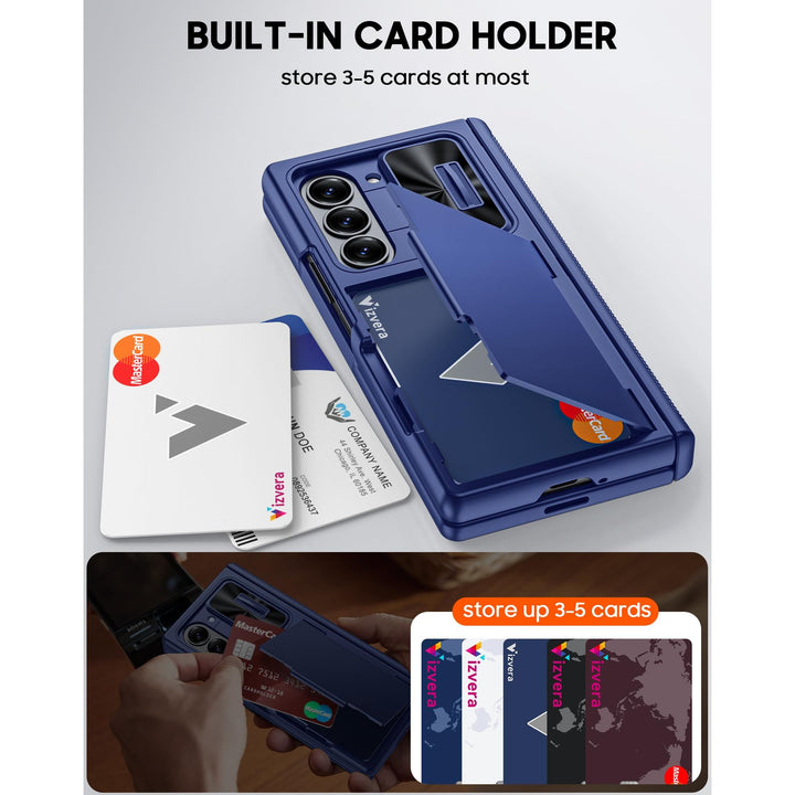Galaxy Z Fold 6 RFID Wallet Case with Card Slots & Magnetic Closure - DOKUTRONIX