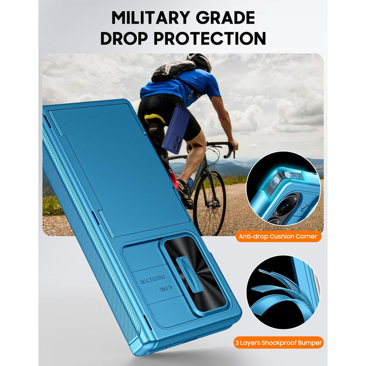 Galaxy Z Fold 6 RFID Wallet Case with Card Slots & Magnetic Closure - DOKUTRONIX