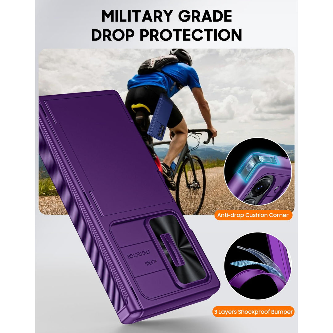 Galaxy Z Fold 6 RFID Wallet Case with Card Slots & Magnetic Closure - DOKUTRONIX