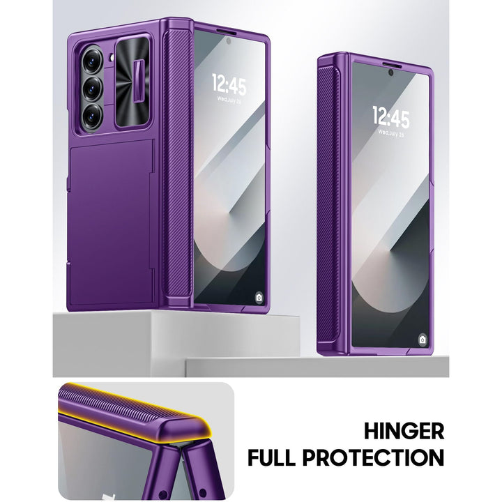 Galaxy Z Fold 6 RFID Wallet Case with Card Slots & Magnetic Closure - DOKUTRONIX