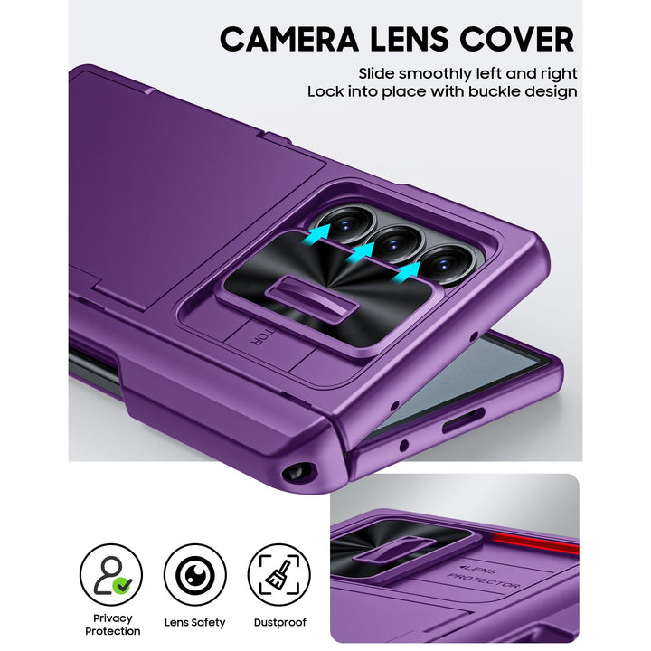 Galaxy Z Fold 6 RFID Wallet Case with Card Slots & Magnetic Closure - DOKUTRONIX