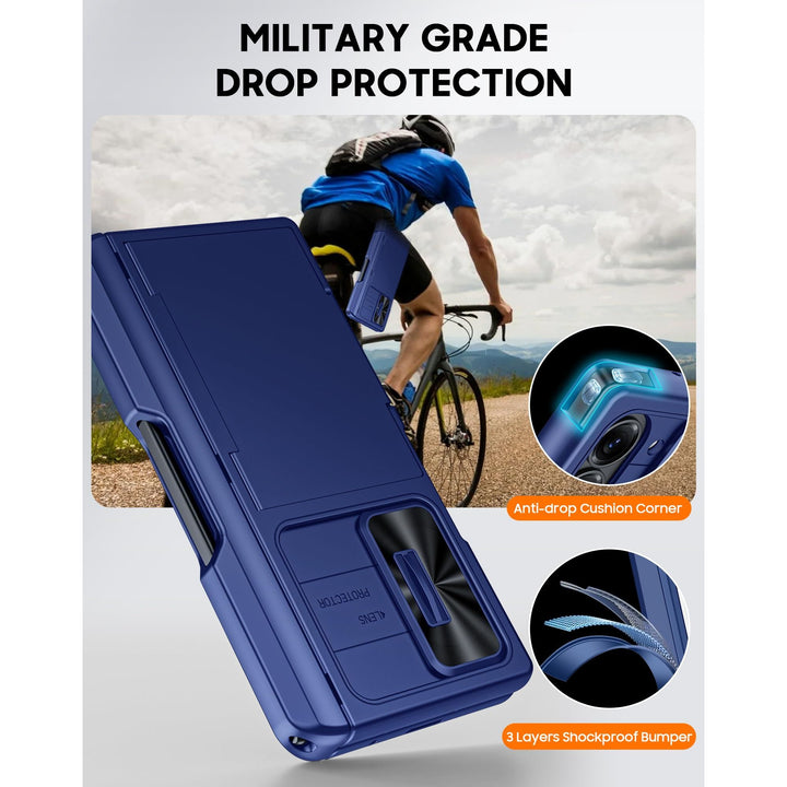 Galaxy Z Fold 6 RFID Wallet Case with Card Slots & Magnetic Closure - DOKUTRONIX