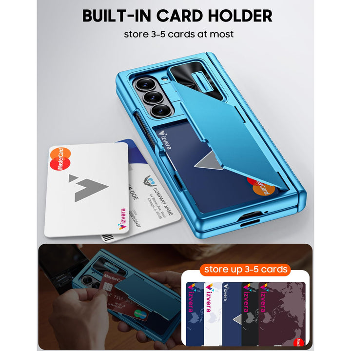 Galaxy Z Fold 6 RFID Wallet Case with Card Slots & Magnetic Closure - DOKUTRONIX
