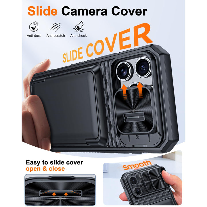 Galaxy Z Fold 6 RFID Wallet Case with Card Slots & Magnetic Closure - DOKUTRONIX