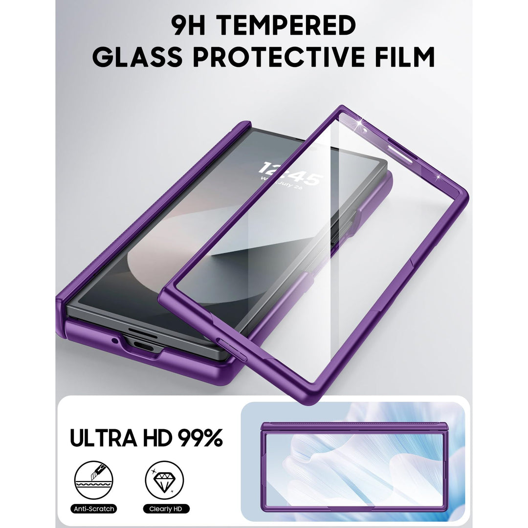 Galaxy Z Fold 6 RFID Wallet Case with Card Slots & Magnetic Closure - DOKUTRONIX