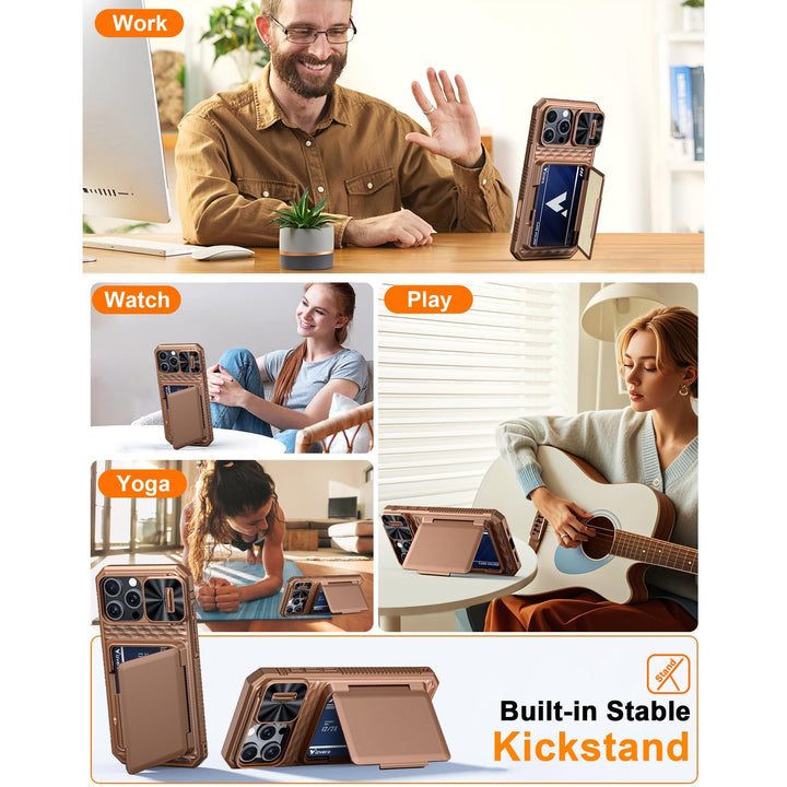 Galaxy Z Fold 6 RFID Wallet Case with Card Slots & Magnetic Closure - DOKUTRONIX