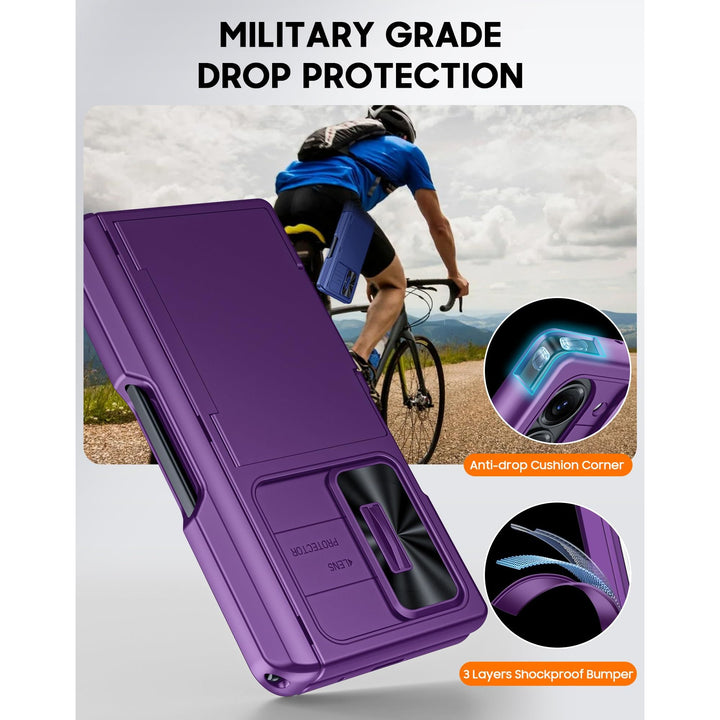 Galaxy Z Fold 6 RFID Wallet Case with Card Slots & Magnetic Closure - DOKUTRONIX