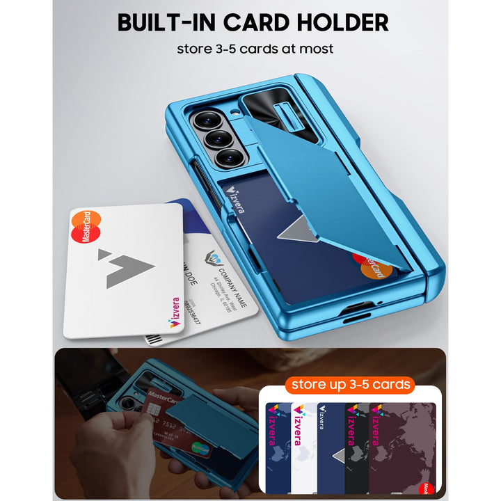 Galaxy Z Fold 6 RFID Wallet Case with Card Slots & Magnetic Closure - DOKUTRONIX