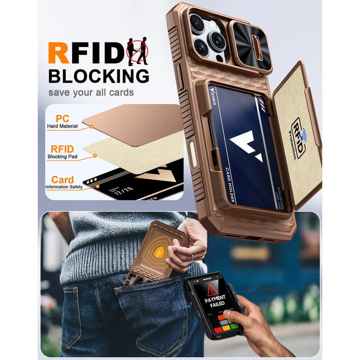 Galaxy Z Fold 6 RFID Wallet Case with Card Slots & Magnetic Closure - DOKUTRONIX