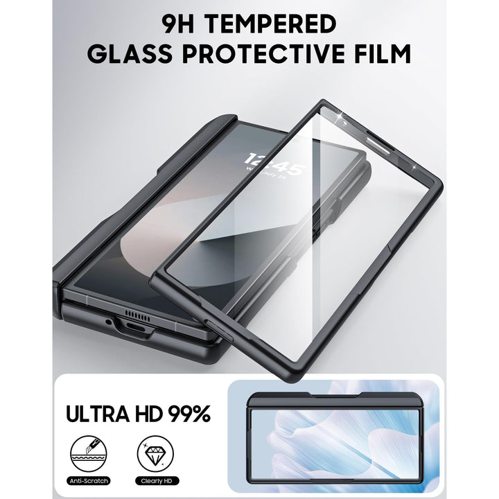 Galaxy Z Fold 6 RFID Wallet Case with Card Slots & Magnetic Closure - DOKUTRONIX