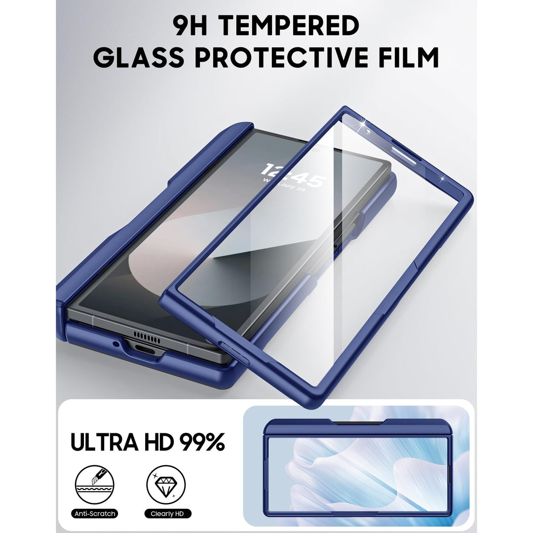 Galaxy Z Fold 6 RFID Wallet Case with Card Slots & Magnetic Closure - DOKUTRONIX