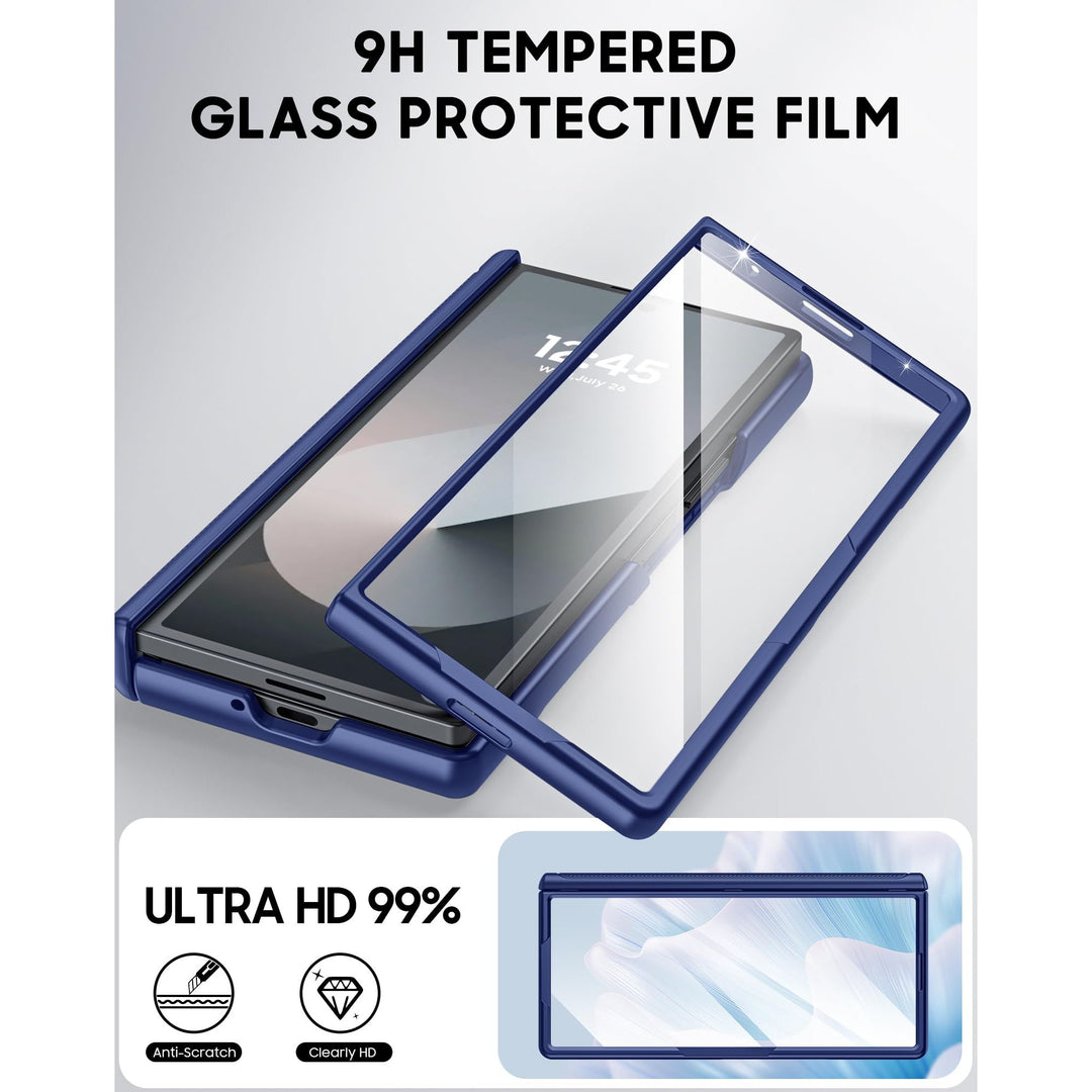 Galaxy Z Fold 6 RFID Wallet Case with Card Slots & Magnetic Closure - DOKUTRONIX