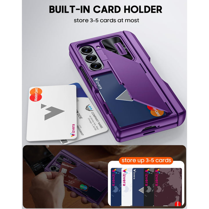 Galaxy Z Fold 6 RFID Wallet Case with Card Slots & Magnetic Closure - DOKUTRONIX