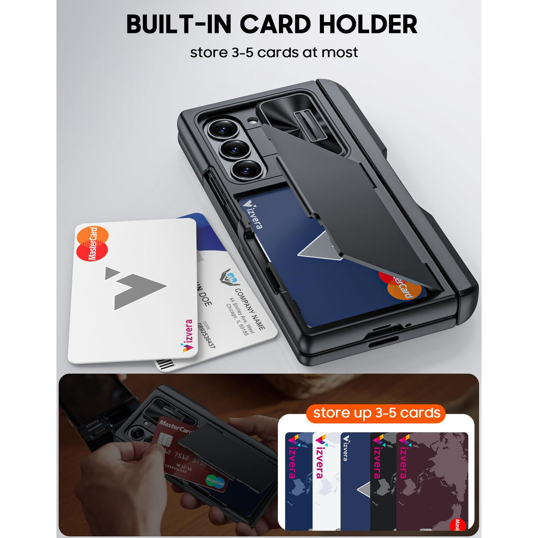 Galaxy Z Fold 6 RFID Wallet Case with Card Slots & Magnetic Closure - DOKUTRONIX