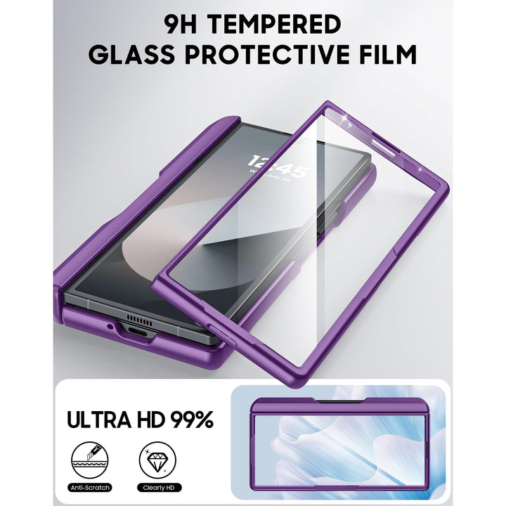 Galaxy Z Fold 6 RFID Wallet Case with Card Slots & Magnetic Closure - DOKUTRONIX