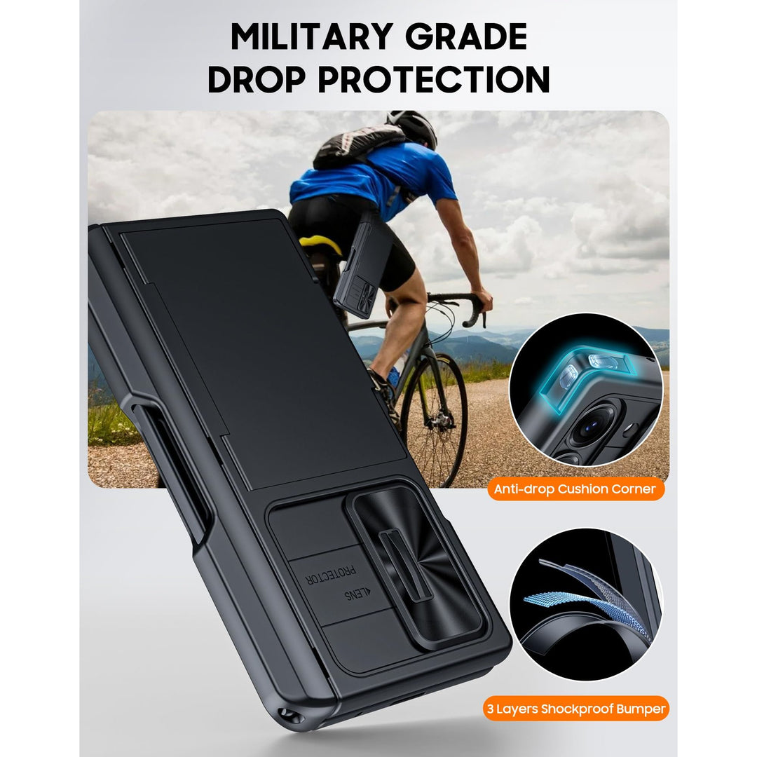 Galaxy Z Fold 6 RFID Wallet Case with Card Slots & Magnetic Closure - DOKUTRONIX