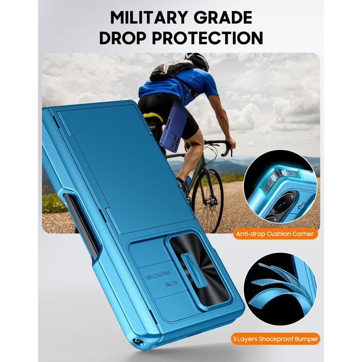 Galaxy Z Fold 6 RFID Wallet Case with Card Slots & Magnetic Closure - DOKUTRONIX