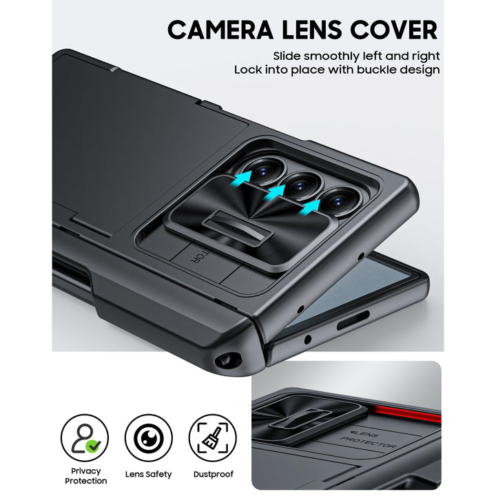 Galaxy Z Fold 6 RFID Wallet Case with Card Slots & Magnetic Closure - DOKUTRONIX