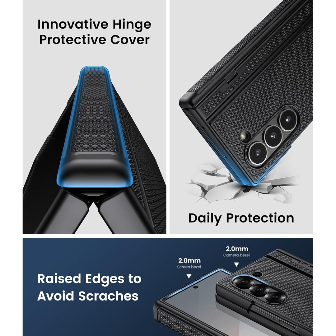 Galaxy Z Fold 6 Tough Case with Kickstand & Protector - DOKUTRONIX