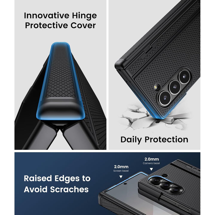 Galaxy Z Fold 6 Tough Case with Kickstand & Protector - DOKUTRONIX