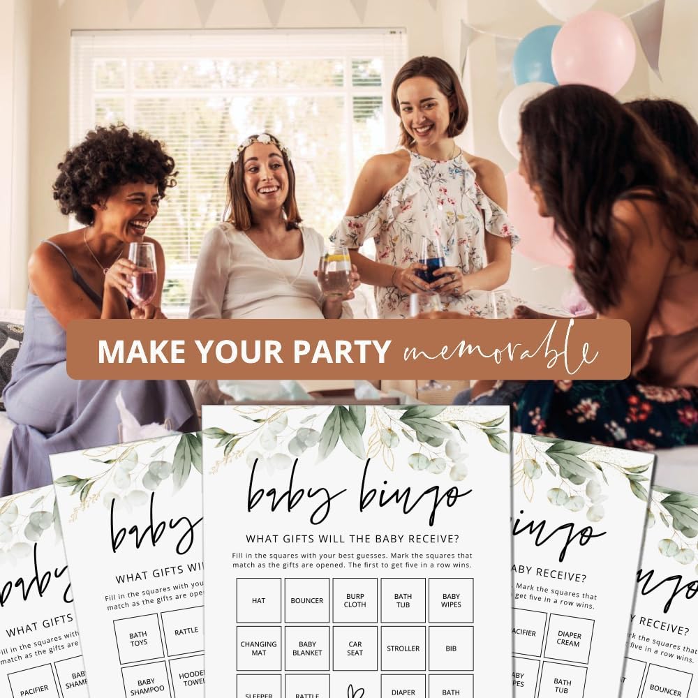 GardenCity Baby Bingo: 60 Fun Cards for Showers - DOKUTRONIX