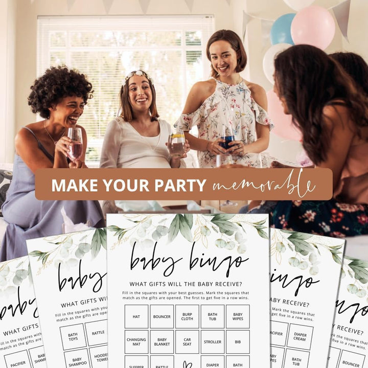 GardenCity Baby Bingo: 60 Fun Cards for Showers - DOKUTRONIX