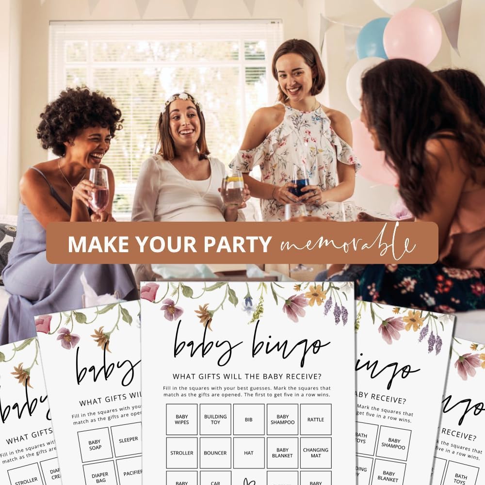 GardenCity Baby Bingo: 60 Fun Cards for Showers - DOKUTRONIX